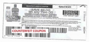 Counterfeit Coupons