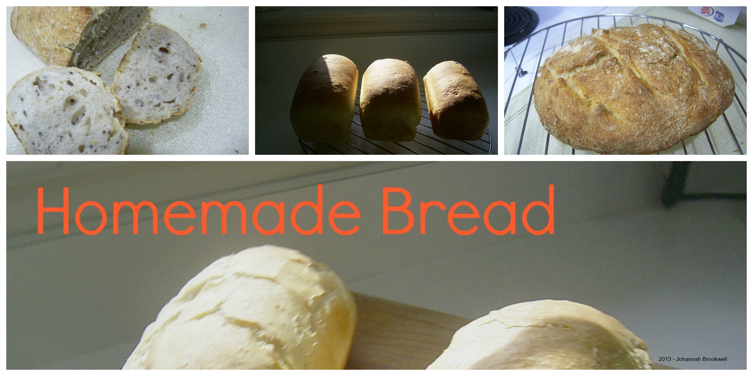 These are all pictures of some of my breads.